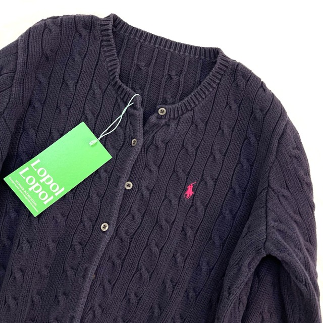 Polo ralph lauren cable knit cardigan (kn1536)